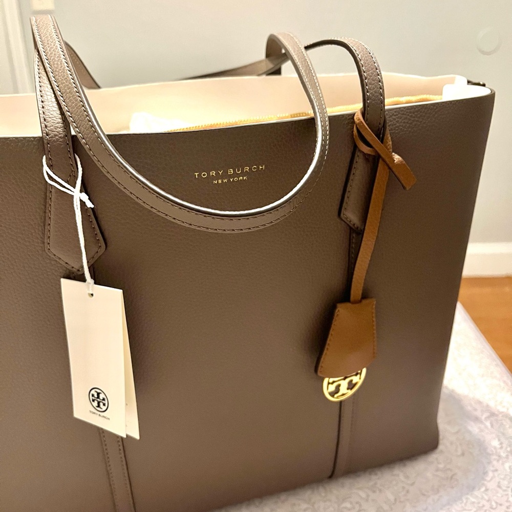 Tory Burch PERRY TRIPLE-COMPARTMENT TOTE